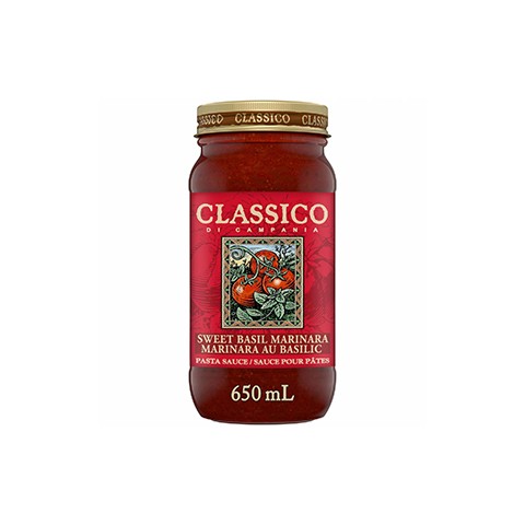 CLASSICO SWEET BASIL MARINARA PASTA SAUCE